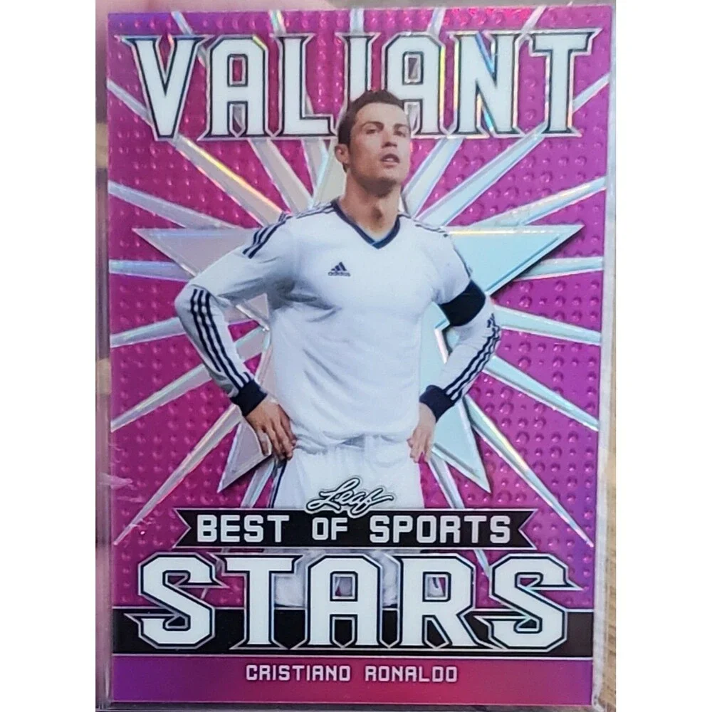 2020 Leaf Best of Sports Valiant Stars Pink Cristiano Ronaldo 2/15 Real Madrid